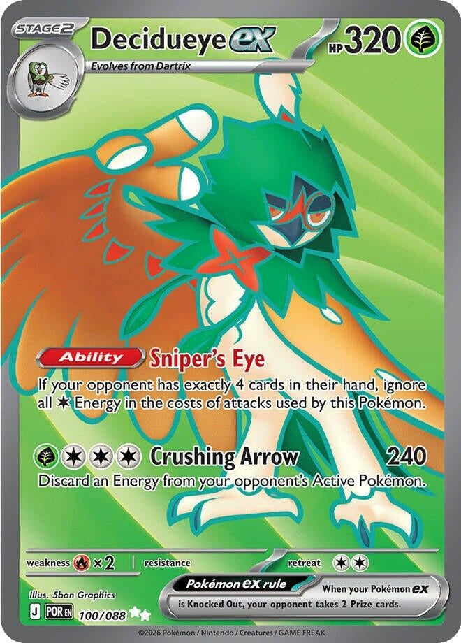 Decidueye ex (100/088)