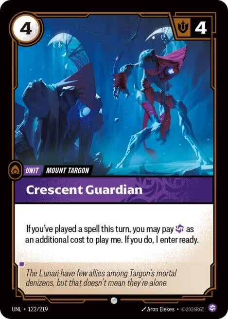 Image for Crescent Guardian (122/219) - Riftbound: League of Legends Trading Card Game