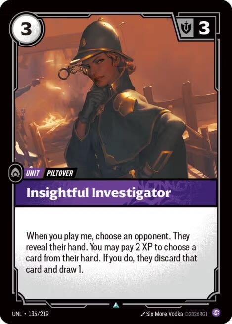 Image for Insightful Investigator (135/219) - Riftbound: League of Legends Trading Card Game