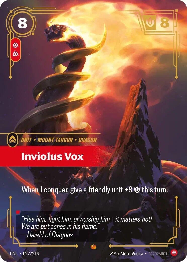 Image for Inviolus Vox (027/219) - Riftbound: League of Legends Trading Card Game
