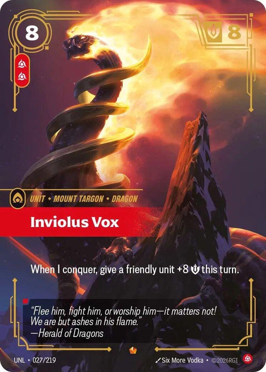 Image for Inviolus Vox (027/219) - Riftbound: League of Legends Trading Card Game