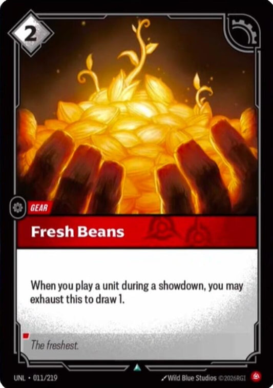 Image for Fresh Beans (011/219) - Riftbound: League of Legends Trading Card Game