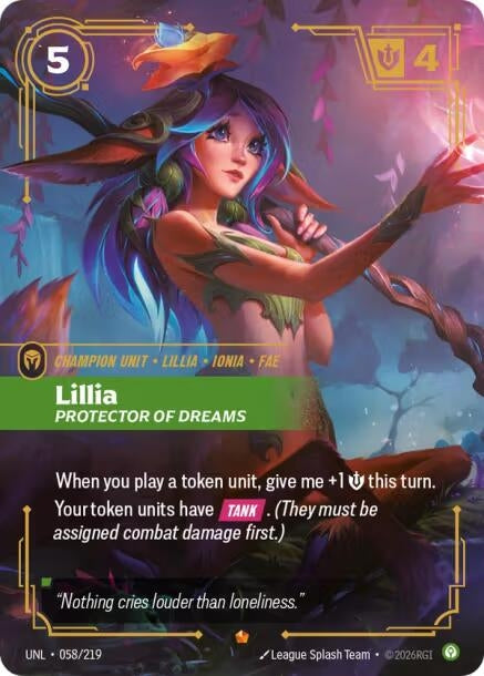 Lillia - Protector of Dreams (058/219)