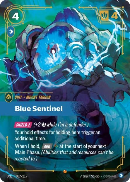 Image for Blue Sentinel (087/219) - Riftbound: League of Legends Trading Card Game