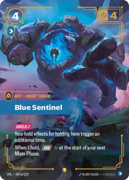 Blue Sentinel (Alternate Art) (087a/219)