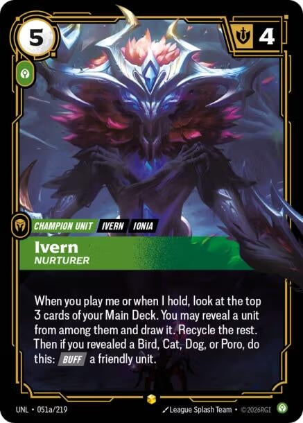 Ivern - Nurturer (Alternate Art) (051a/219)