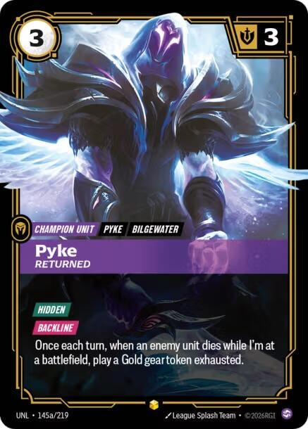 Pyke - Returned (Alternate Art) (145a/219)