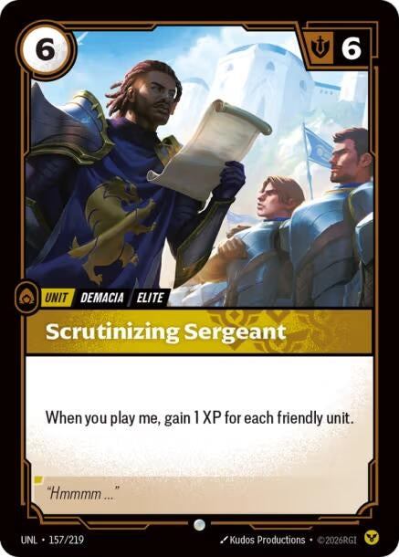 Scrutinizing Sergeant (157/219)
