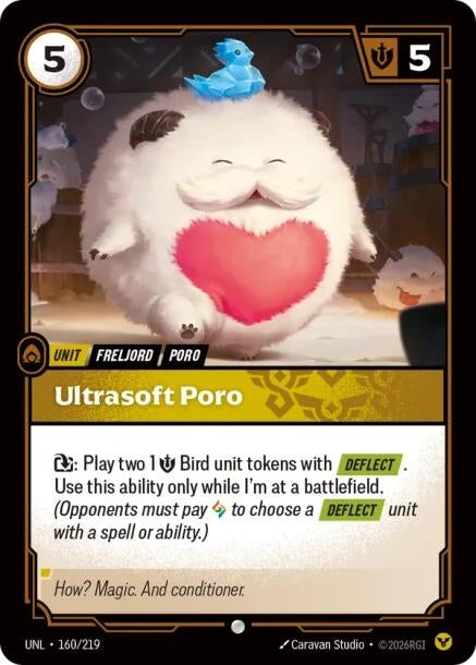 Image for Ultrasoft Poro (160/219) - Riftbound: League of Legends Trading Card Game
