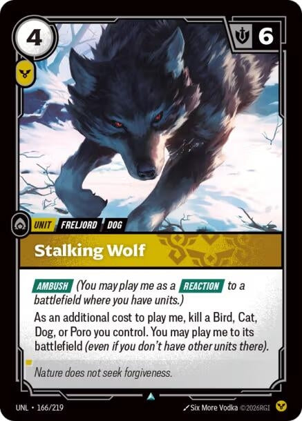 Image for Stalking Wolf (166/219) - Riftbound: League of Legends Trading Card Game