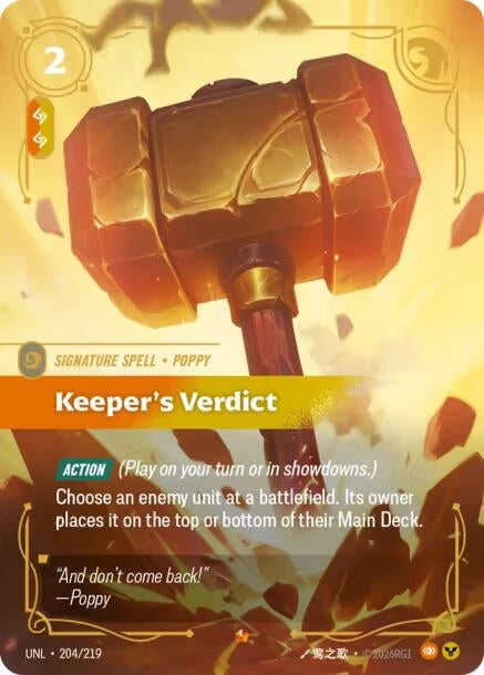 Keeper's Verdict (204/219)