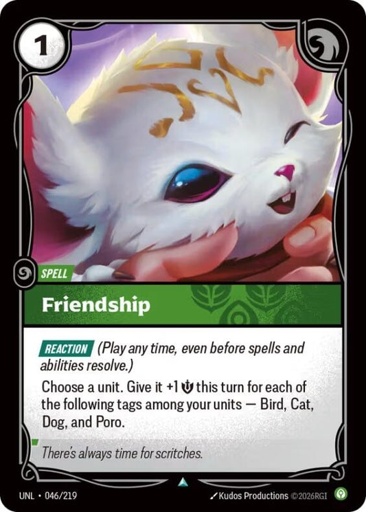 Image for Friendship (046/219) - Riftbound: League of Legends Trading Card Game