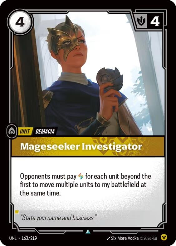 Image for Mageseeker Investigator (163/219) - Riftbound: League of Legends Trading Card Game