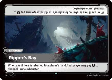 Image for Ripper's Bay (214/219) - Riftbound: League of Legends Trading Card Game