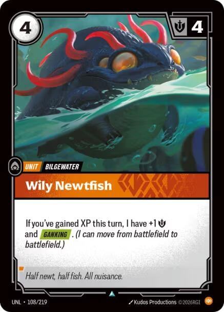 Image for Wily Newtfish (108/219) - Riftbound: League of Legends Trading Card Game