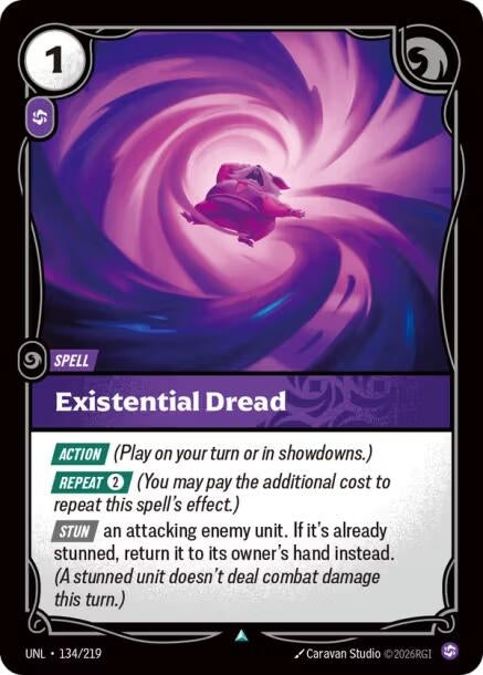 Image for Existential Dread (134/219) - Riftbound: League of Legends Trading Card Game