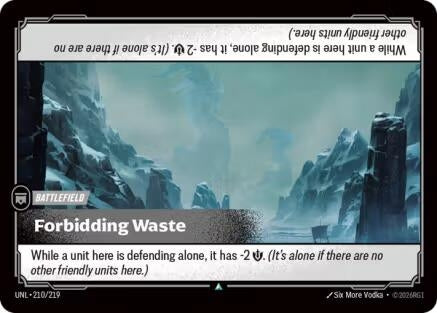 Image for Forbidding Waste (210/219) - Riftbound: League of Legends Trading Card Game