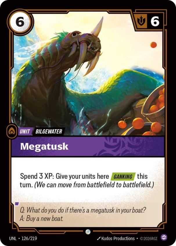 Image for Megatusk (126/219) - Riftbound: League of Legends Trading Card Game