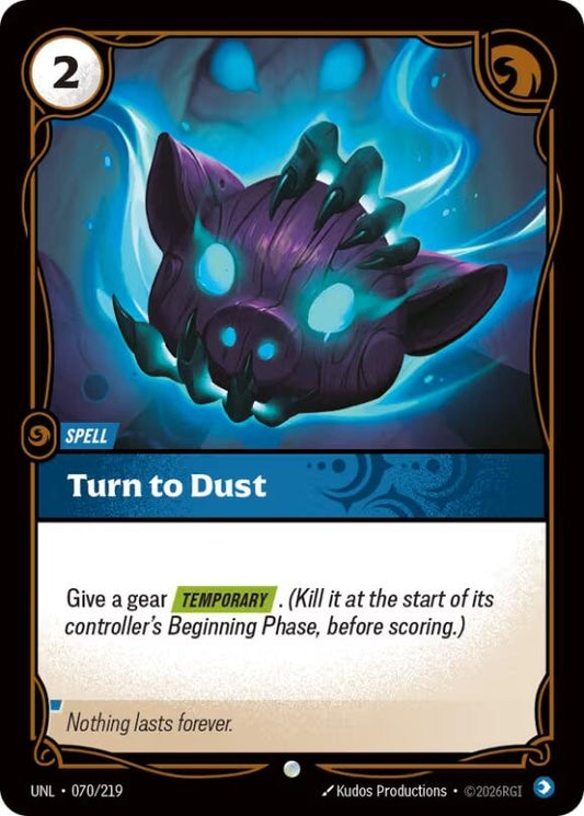 Image for Turn to Dust (070/219) - Riftbound: League of Legends Trading Card Game
