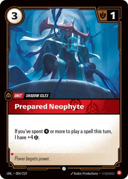 Prepared Neophyte (004/219)