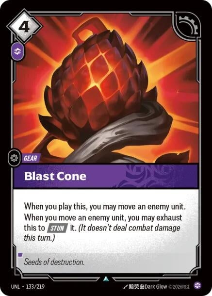 Image for Blast Cone (133/219) - Riftbound: League of Legends Trading Card Game