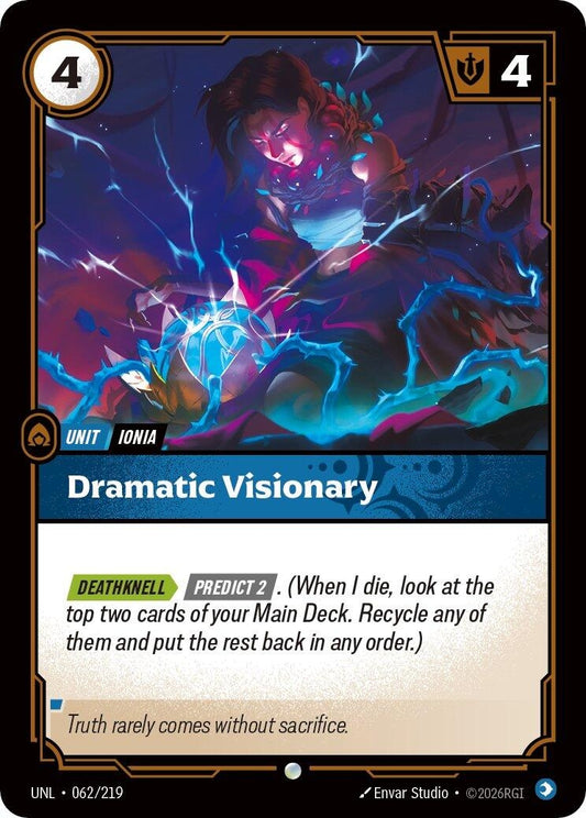 Image for Dramatic Visionary (062/219) - Riftbound: League of Legends Trading Card Game