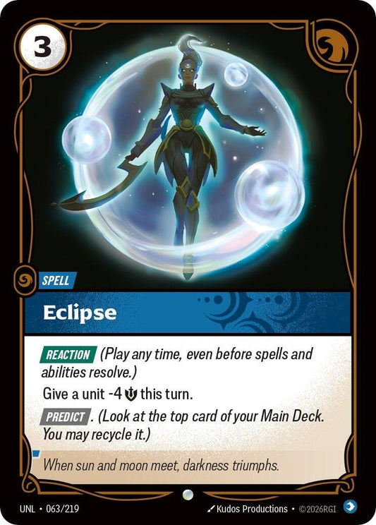Image for Eclipse (063/219) - Riftbound: League of Legends Trading Card Game