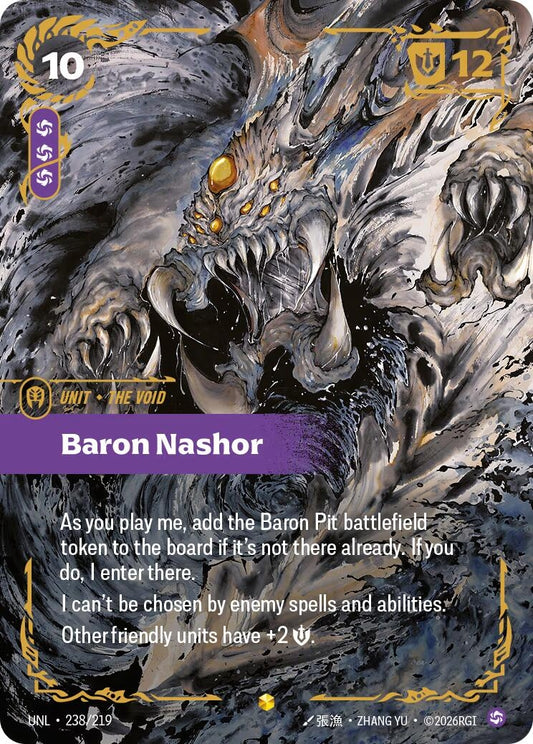 Image for Baron Nashor (Ultimate) (238/219) - Riftbound: League of Legends Trading Card Game