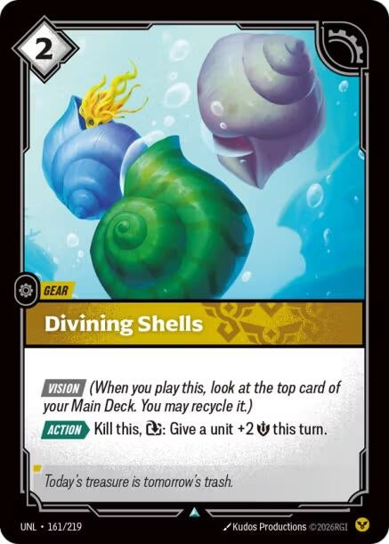 Image for Divining Shells (161/219) - Riftbound: League of Legends Trading Card Game