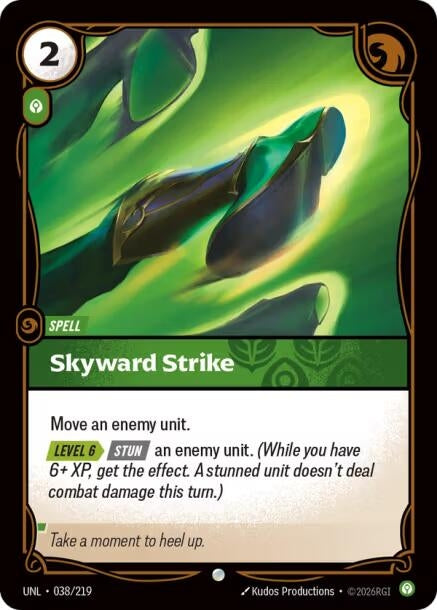 Image for Skyward Strike (038/219) - Riftbound: League of Legends Trading Card Game
