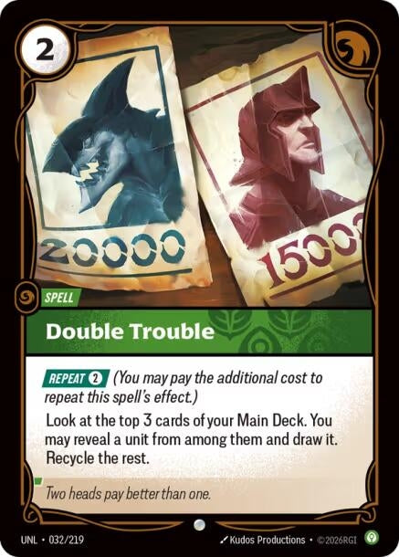 Image for Double Trouble (032/219) - Riftbound: League of Legends Trading Card Game