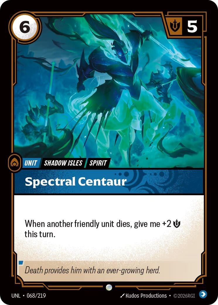 Image for Spectral Centaur (068/219) - Riftbound: League of Legends Trading Card Game