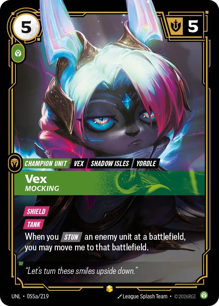 Vex - Mocking (Alternate Art) (055a/219)