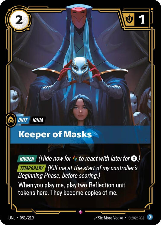 Image for Keeper of Masks (081/219) - Riftbound: League of Legends Trading Card Game
