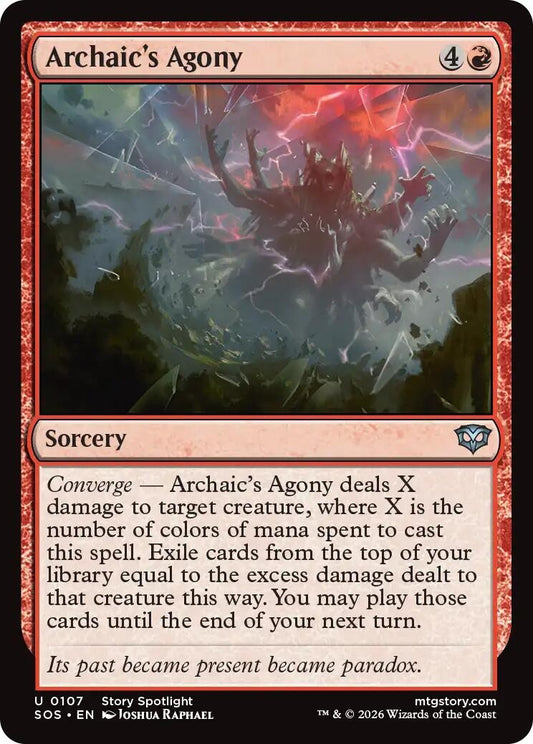 Image for Archaic's Agony (107) - Magic: The Gathering