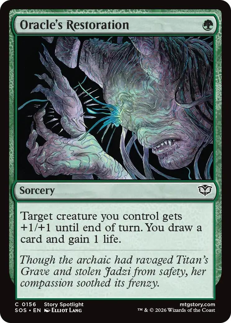Image for Oracle's Restoration (156) - Magic: The Gathering