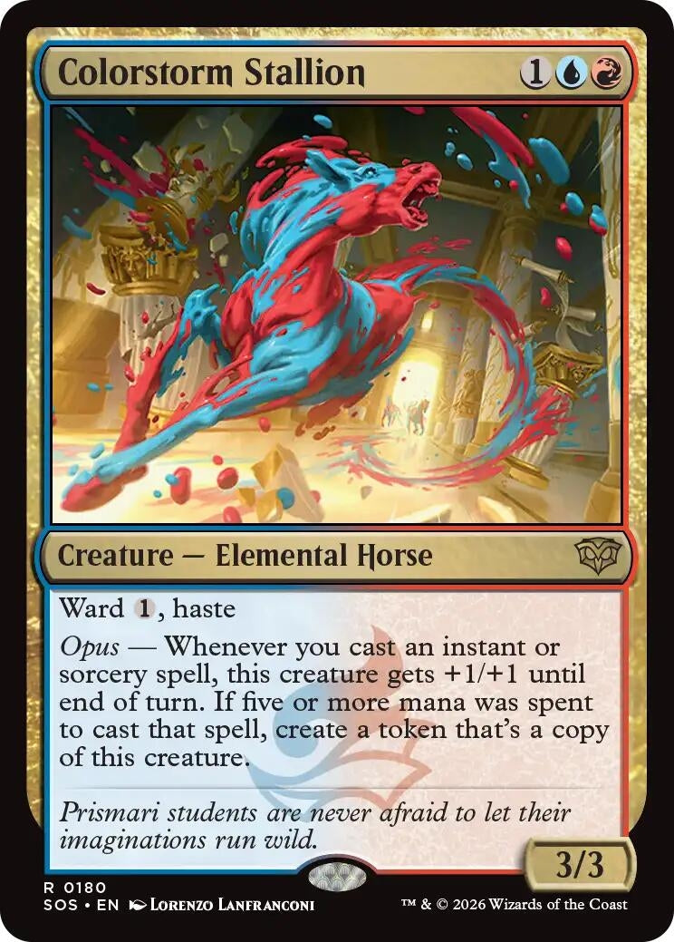 Image for Colorstorm Stallion (180) - Magic: The Gathering
