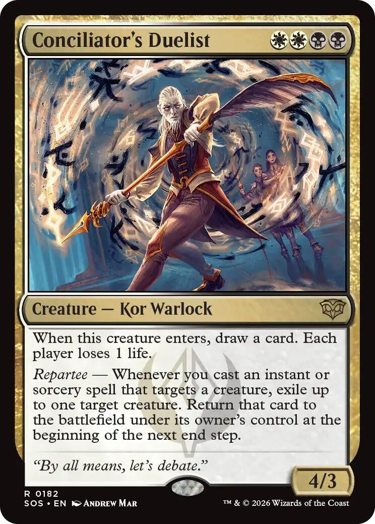 Image for Conciliator's Duelist (182) - Magic: The Gathering