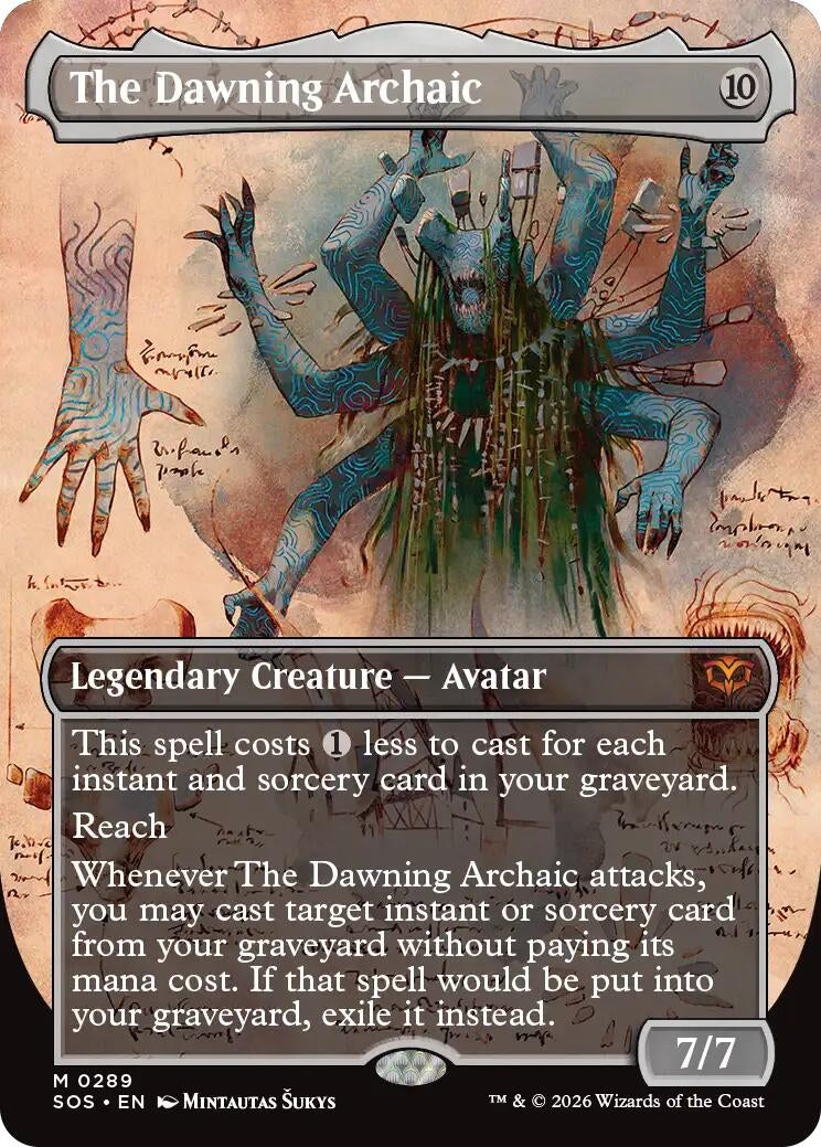 Image for The Dawning Archaic (Borderless) (289) - Magic: The Gathering