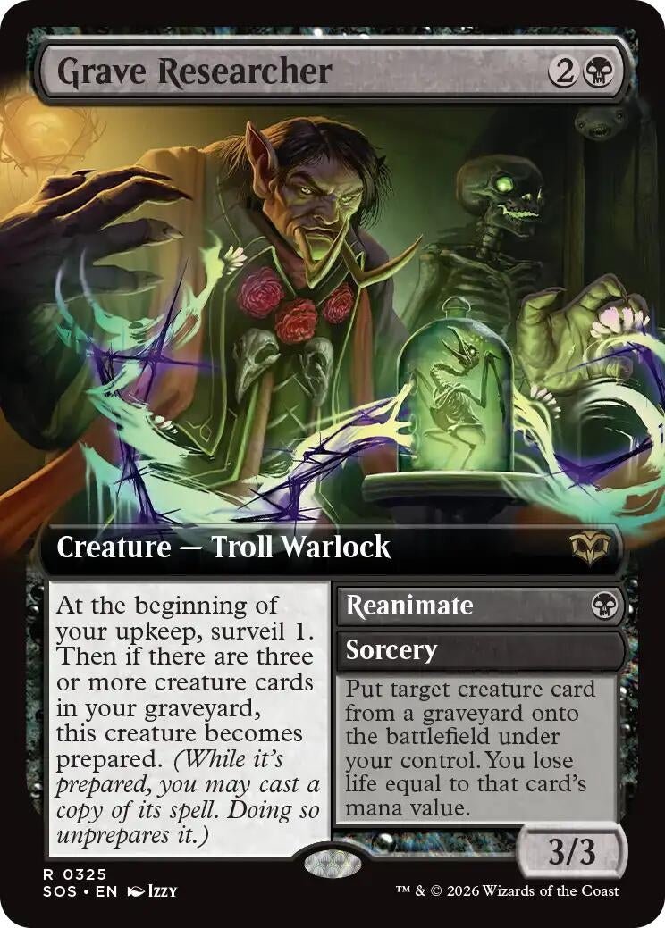 Image for Grave Researcher (Extended Art) (325) - Magic: The Gathering