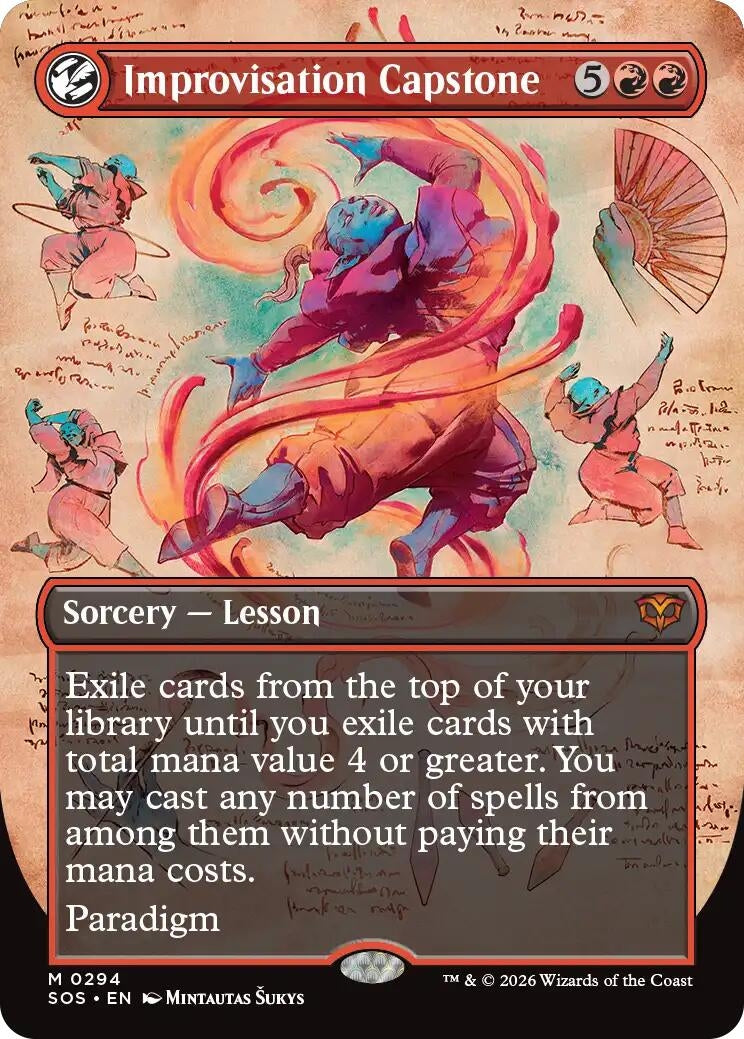 Image for Improvisation Capstone (Borderless) (294) - Magic: The Gathering