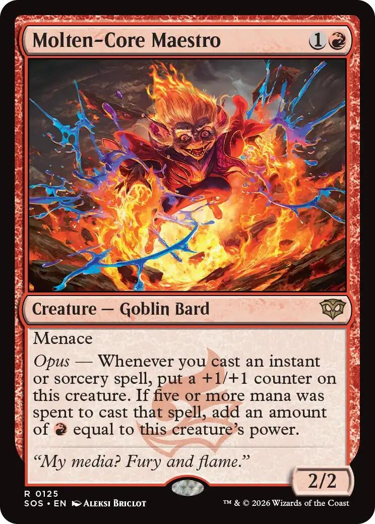 Image for Molten-Core Maestro (125) - Magic: The Gathering