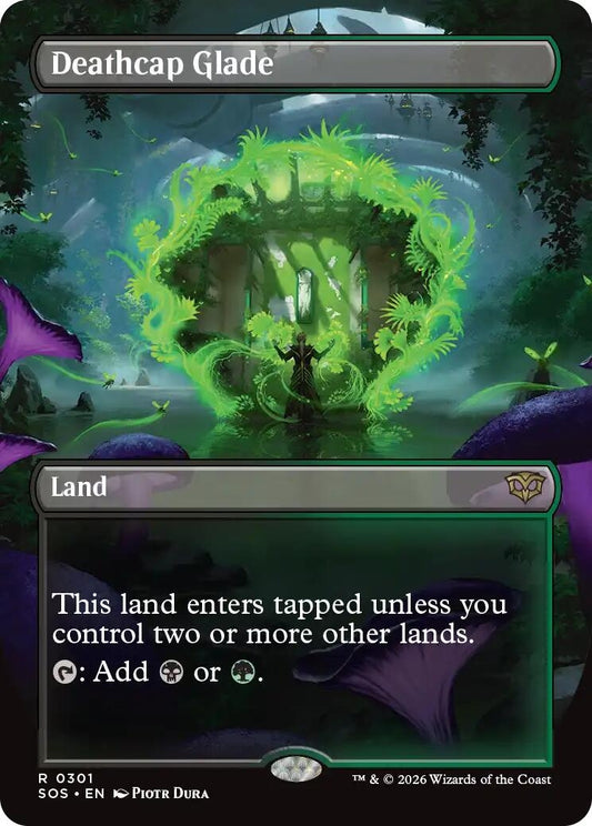 Image for Deathcap Glade (Borderless) (301) - Magic: The Gathering