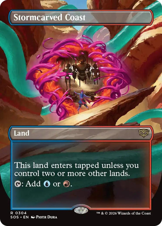 Image for Stormcarved Coast (Borderless) (304) - Magic: The Gathering