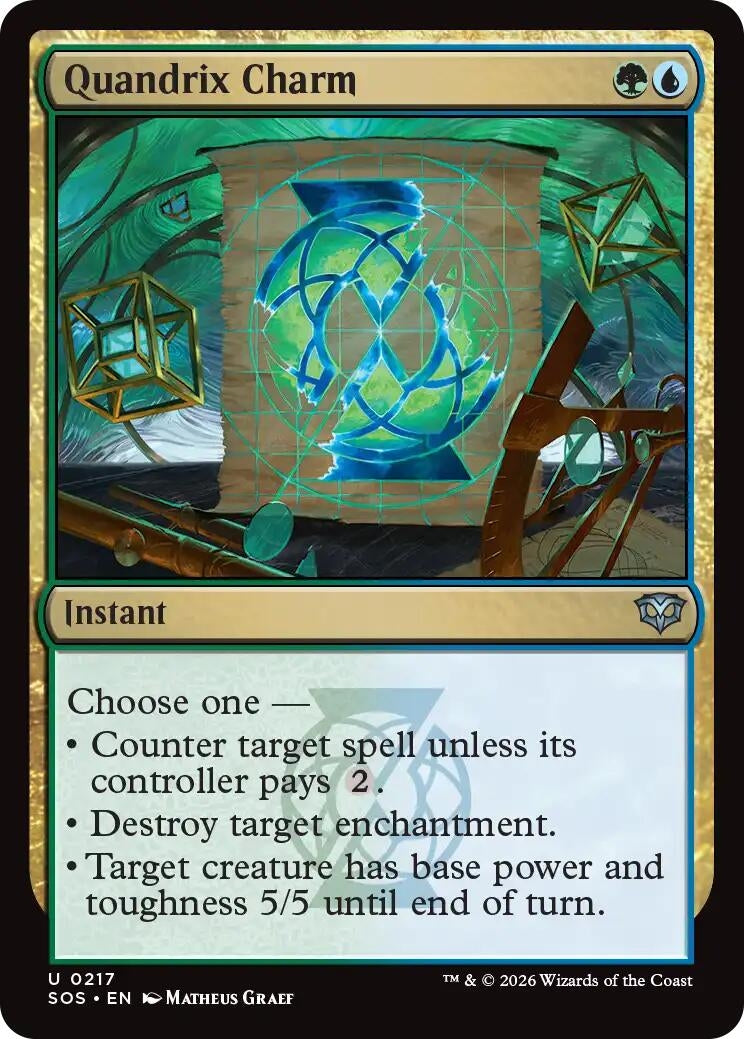 Image for Quandrix Charm (217) - Magic: The Gathering
