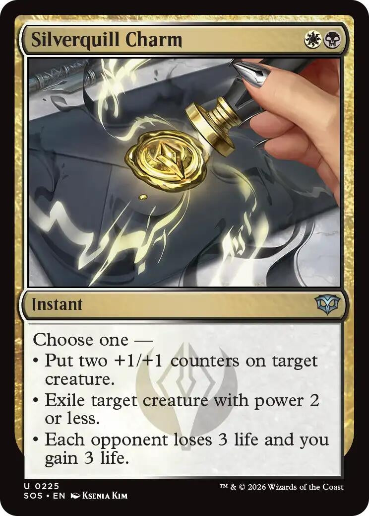 Image for Silverquill Charm (225) - Magic: The Gathering