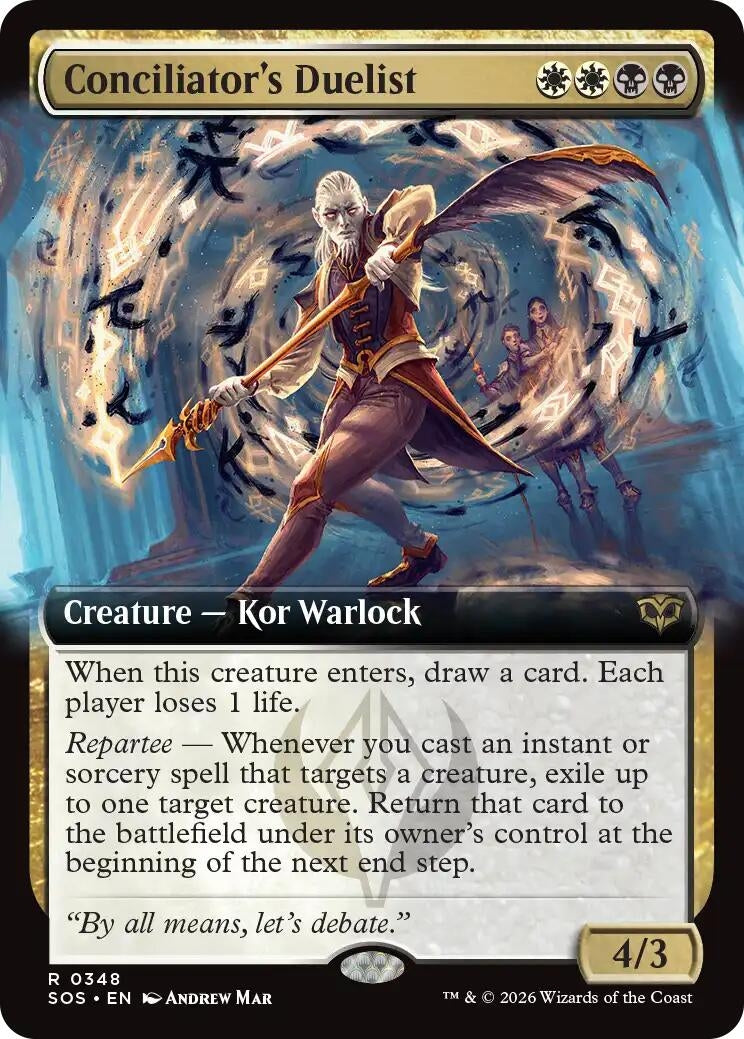 Image for Conciliator's Duelist (Extended Art) (348) - Magic: The Gathering