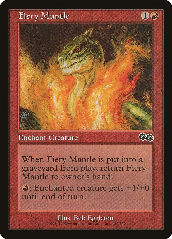 Image for Fiery Mantle (186) - Magic: The Gathering