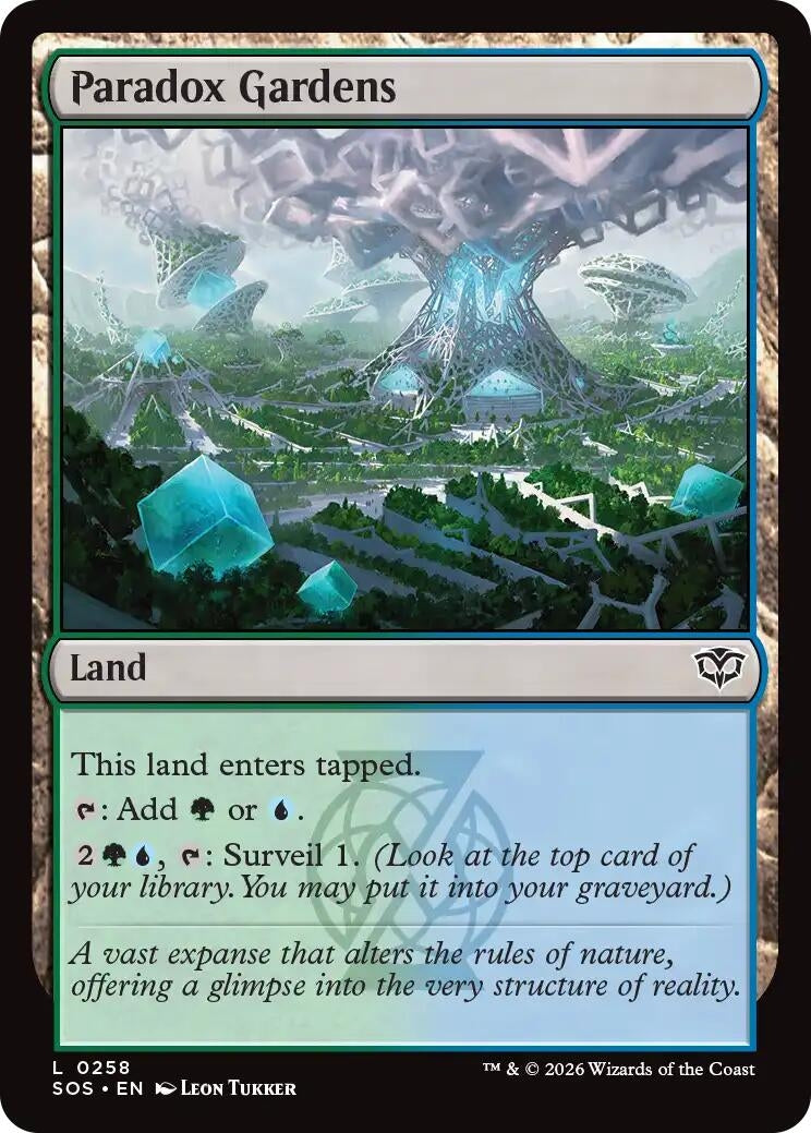 Image for Paradox Gardens (258) - Magic: The Gathering