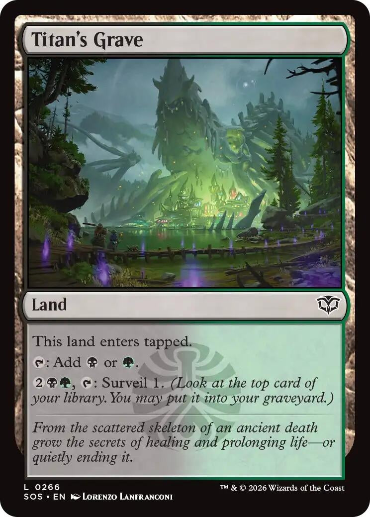 Image for Titan's Grave (266) - Magic: The Gathering